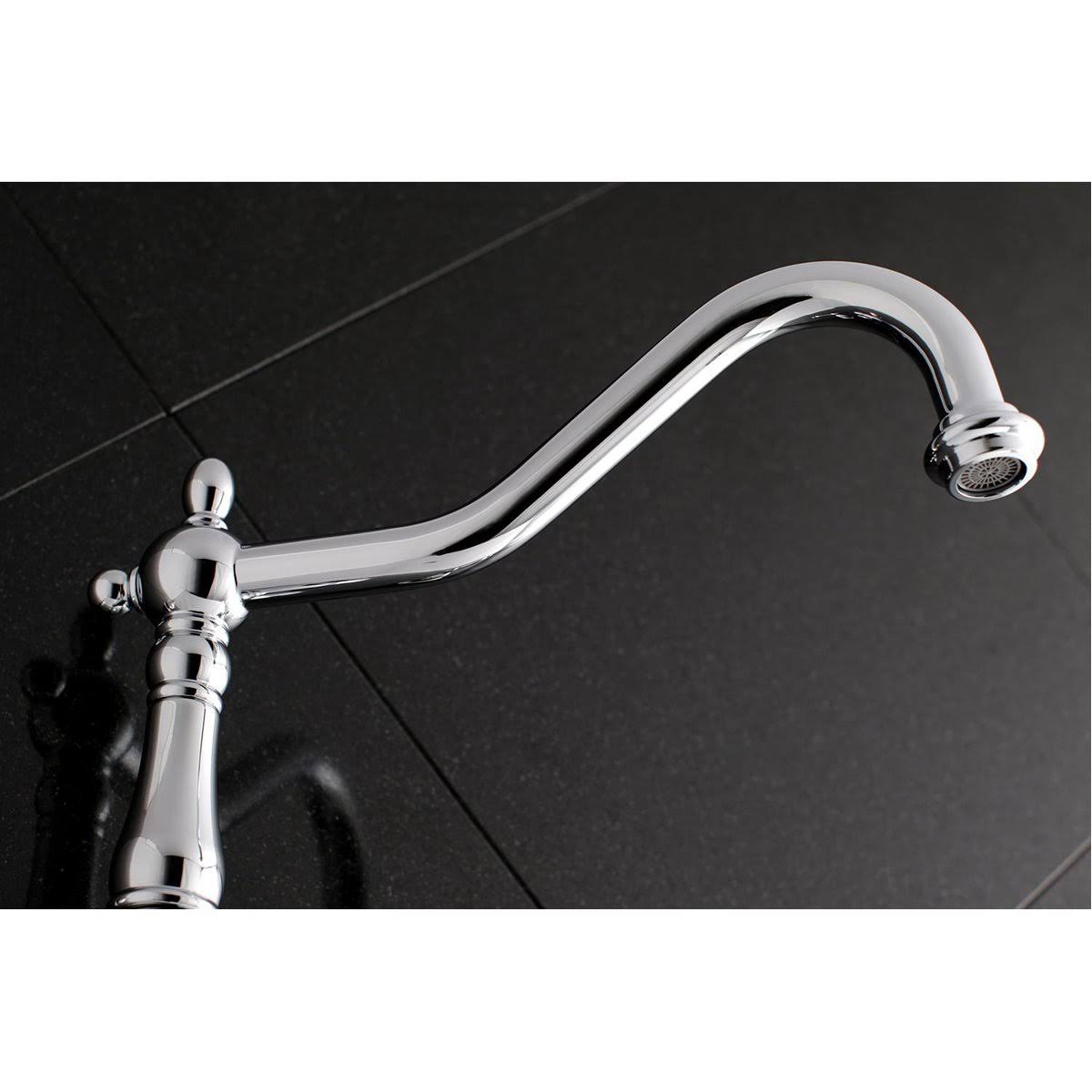 Polished Nickel Wall Mount Tub Filler R64140