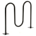 Black Flange Mount Bike Rack S452243