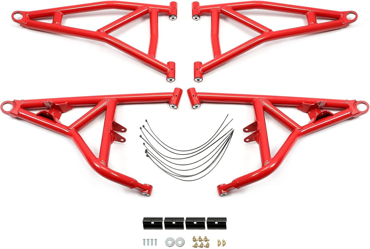 Red Front Upper & Lower A-Arms O129