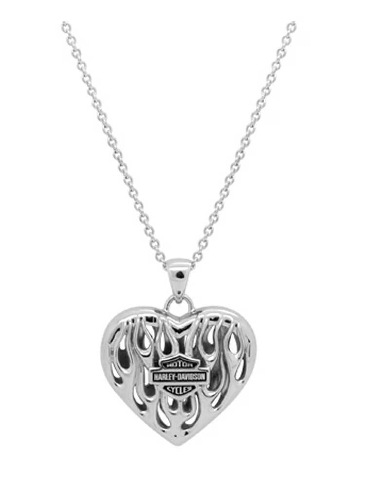 Silver Heart Necklace U365673