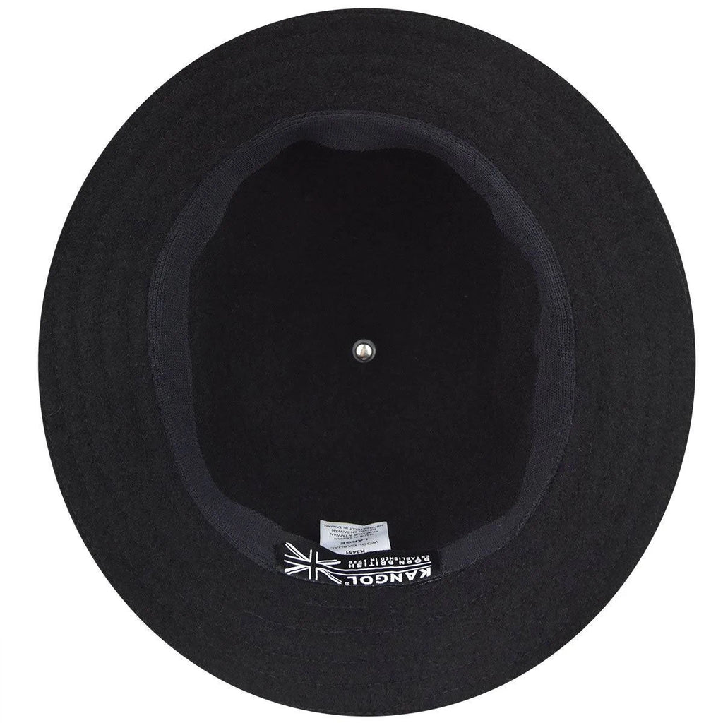 Black Wool Bucket Hat Q647