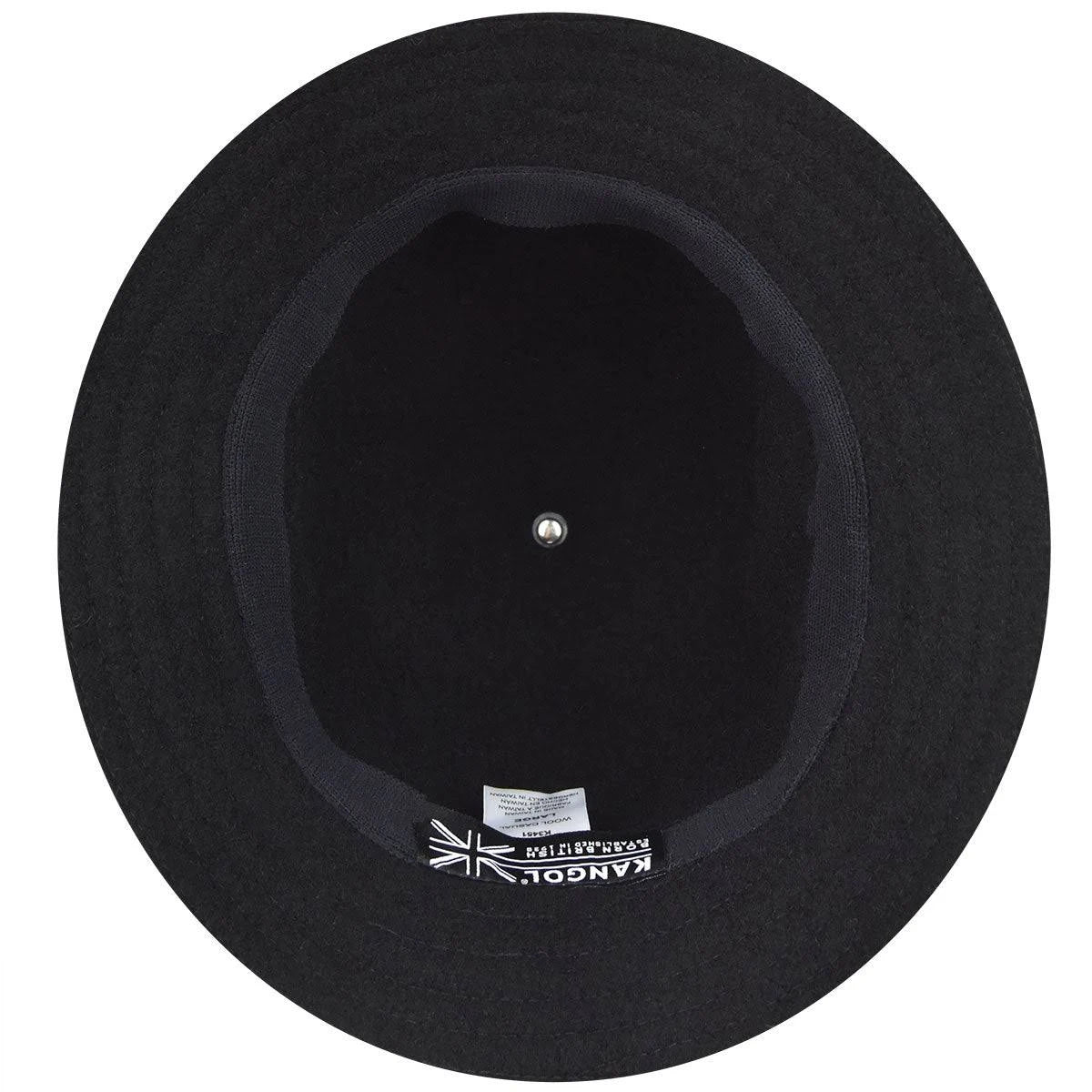Black Wool Bucket Hat Q647