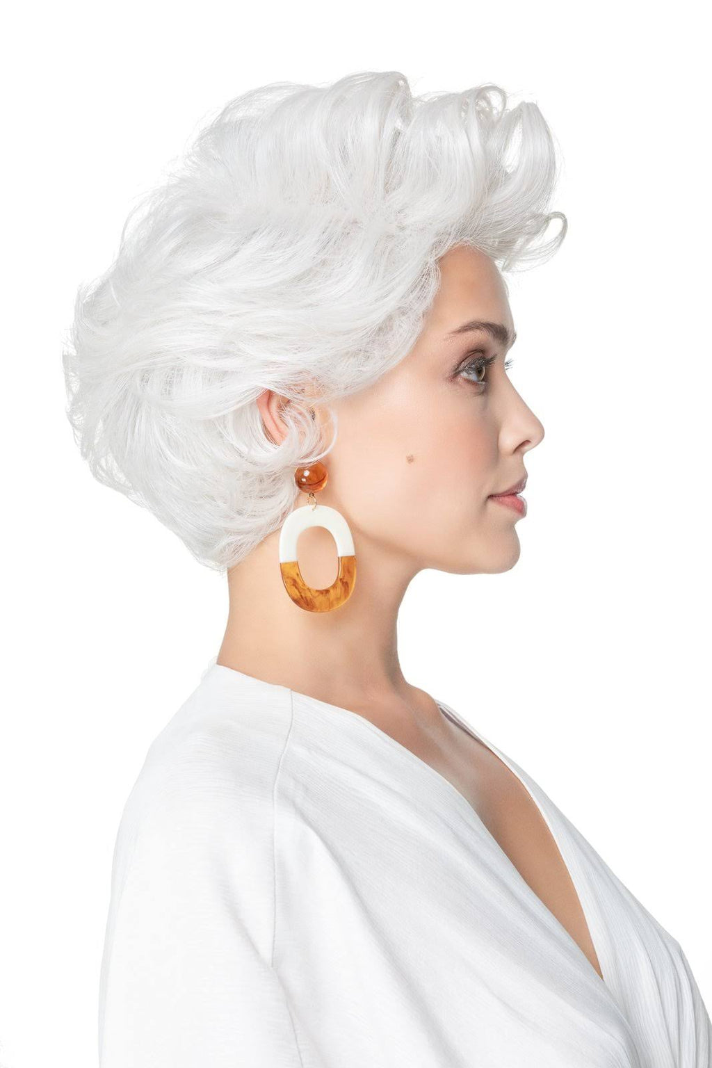 Tapered Curls Lace Front Wig Synthetic M57509