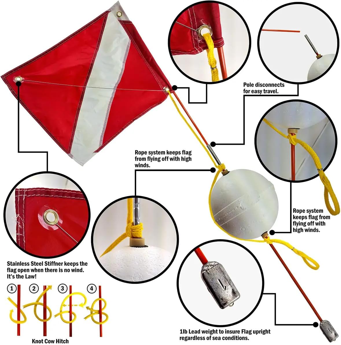Dive Flag And Float 2 Piece U538979