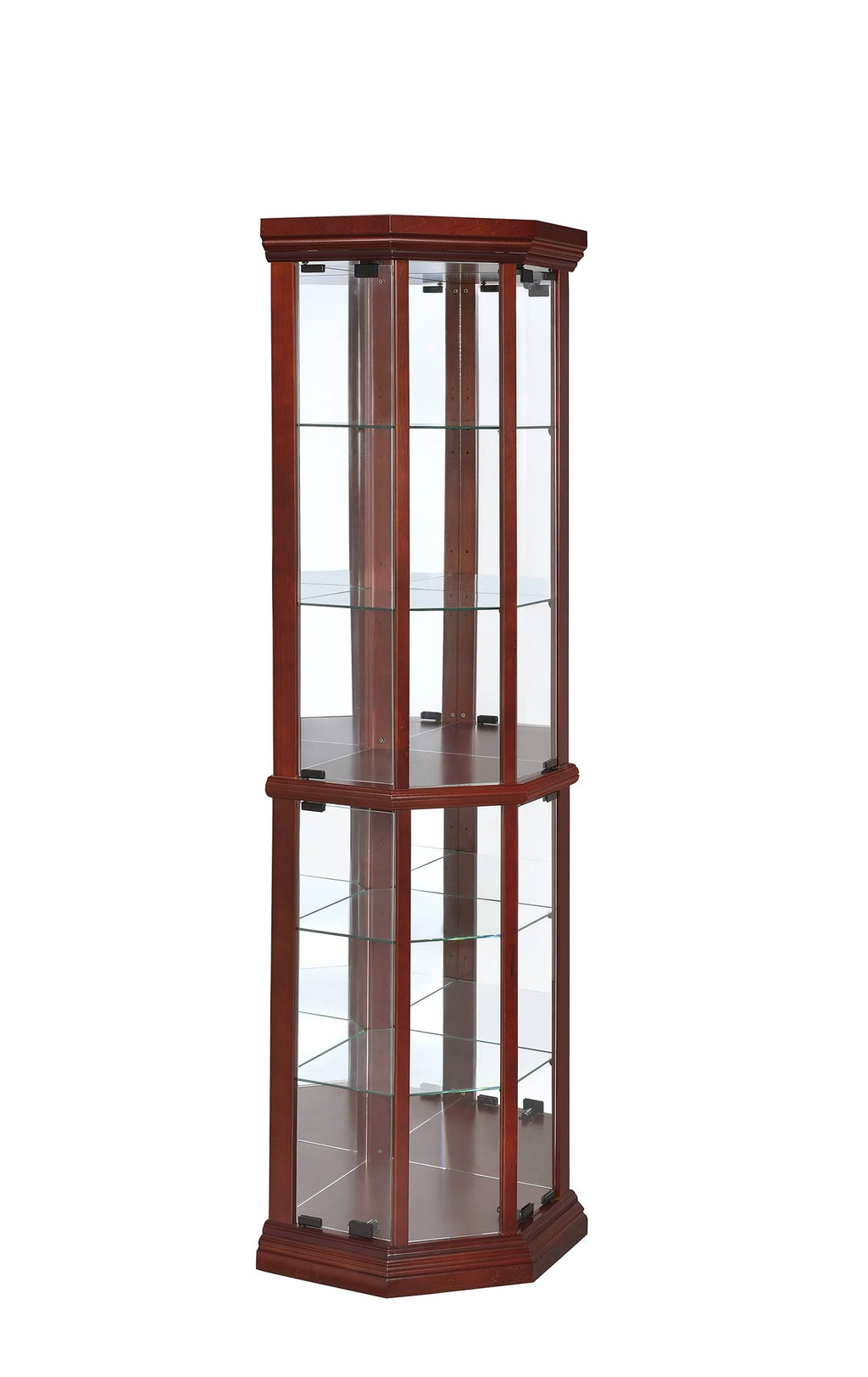 Medium Brown Curio Cabinet U2950