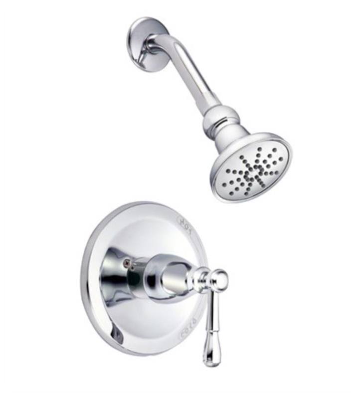 Tumbled Bronze Shower Trim M650