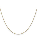 14K Yellow Gold Ultra-thin Cable Pendant Chain Necklace (20 Inches x 0.75mm) A5057