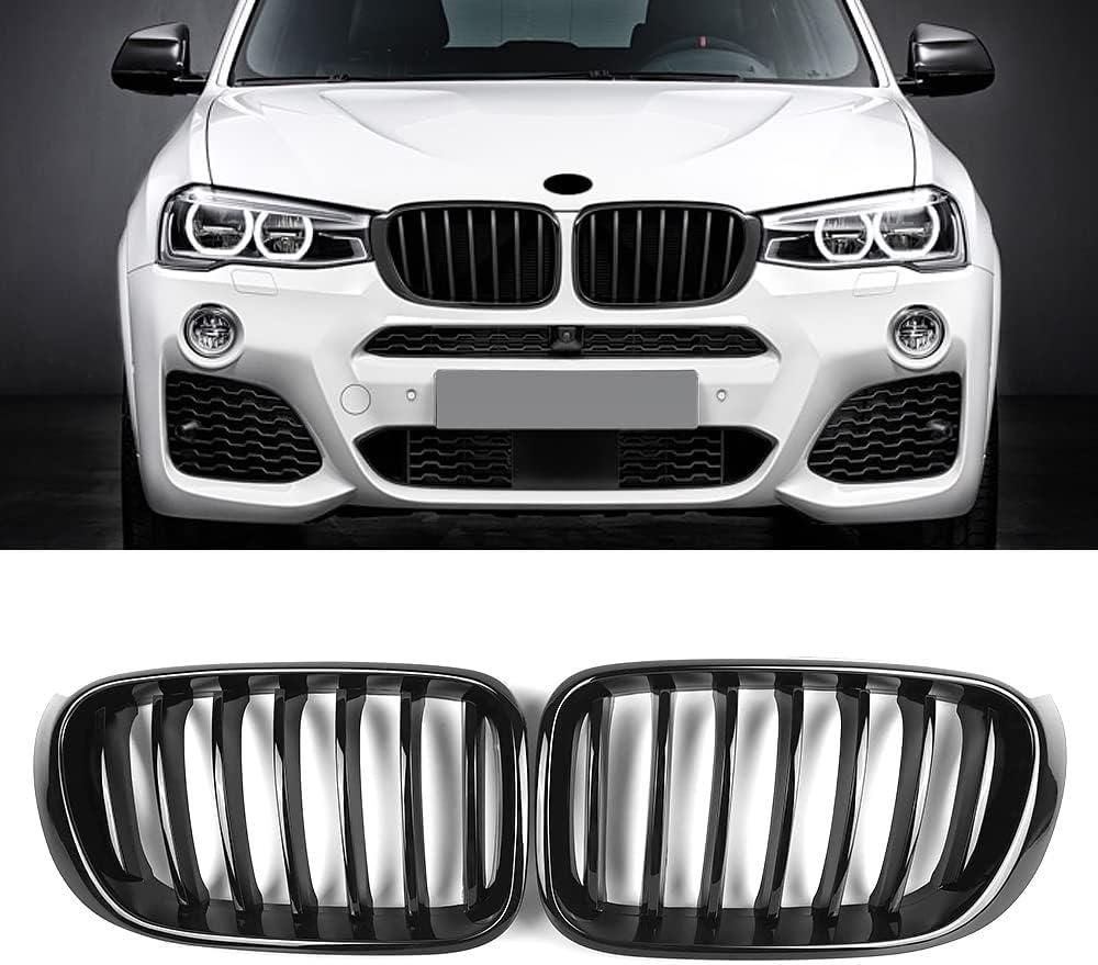 Gloss Black ABS Front Kidney Grille, 2-pc Set K559459