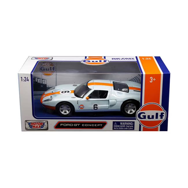 24 Ford GT Concept No. 6 Diecast Model Car with Gulf Livery C371