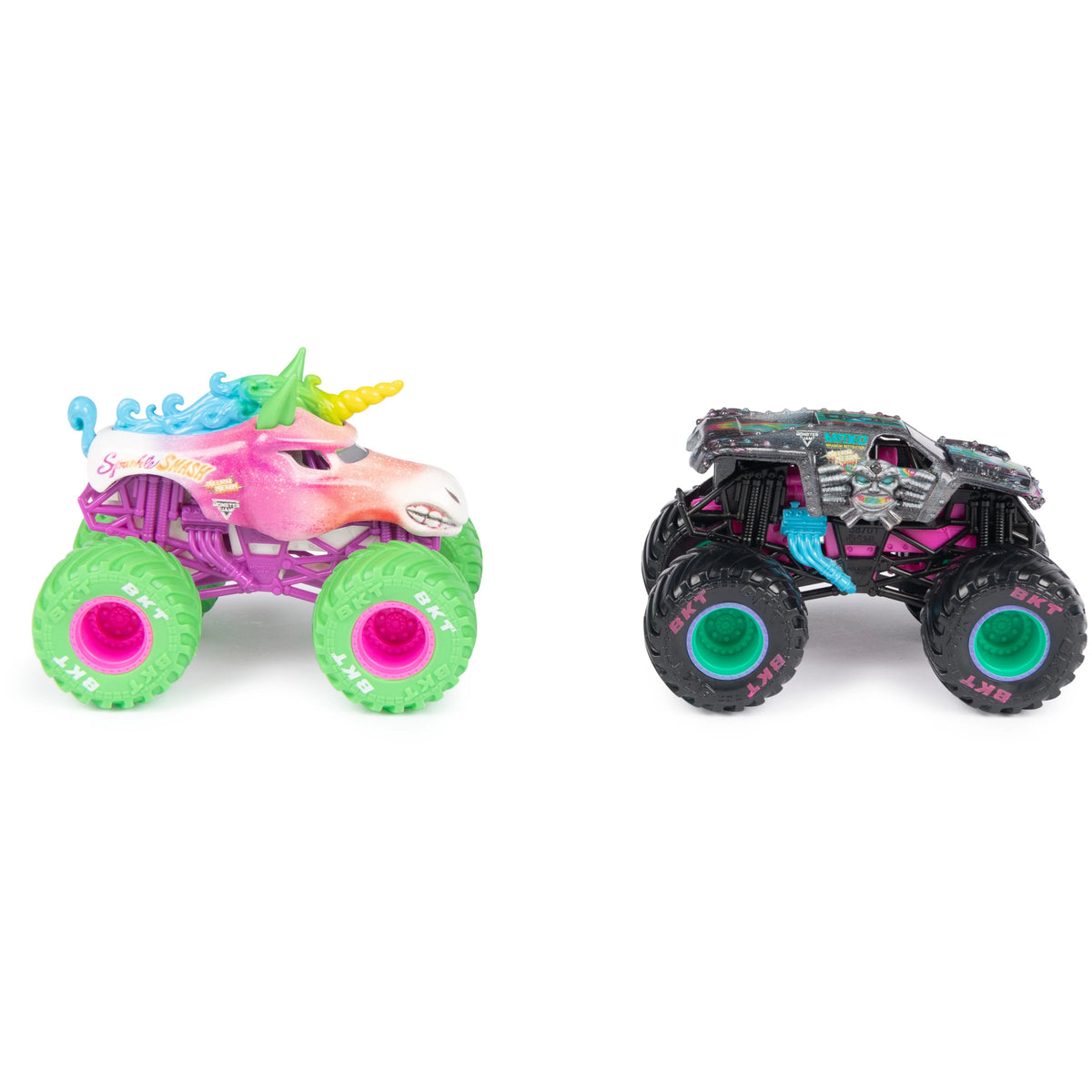 2-Pack Neon 1:64 Monster Trucks X9262
