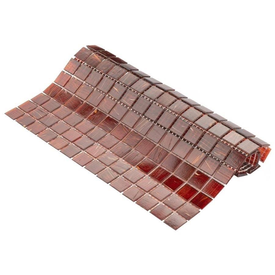 Red Glass Mosaic Wall Tile R9440