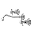 Oil Rubbed Bronze Wall Mount Lavatory Faucet R47186