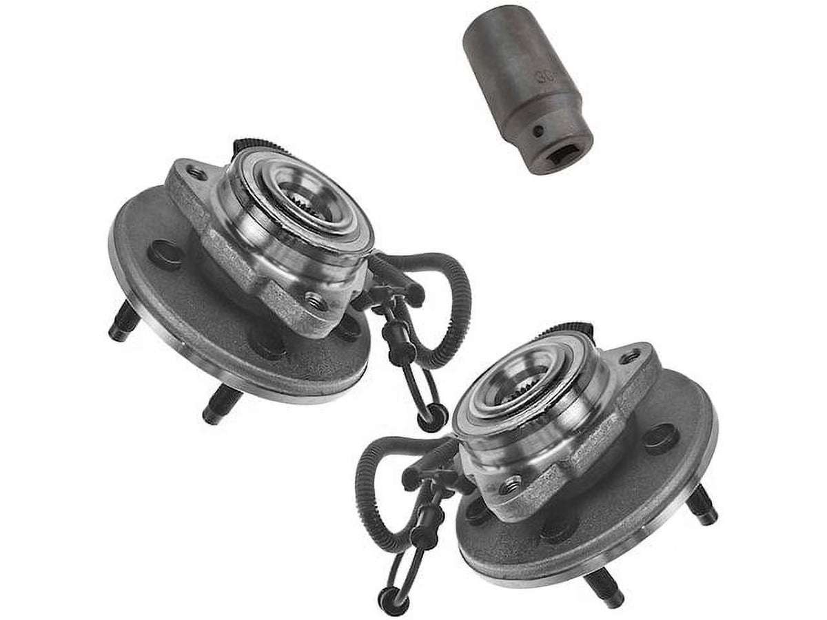 Front Wheel Hub Bearing Assembly and Socket Kit 3 Piece J63191