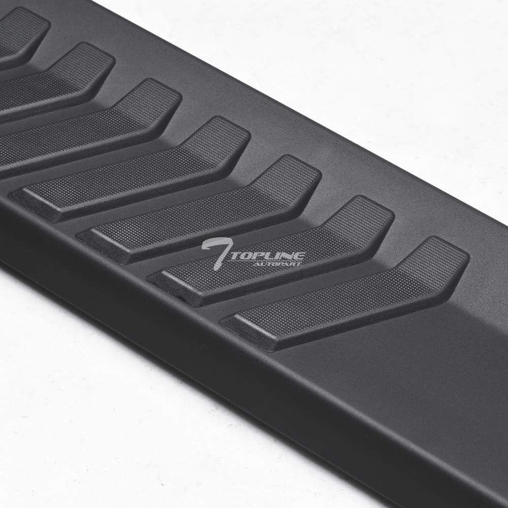 Matte Black Aluminum Side Step Rail Running Boards B188710