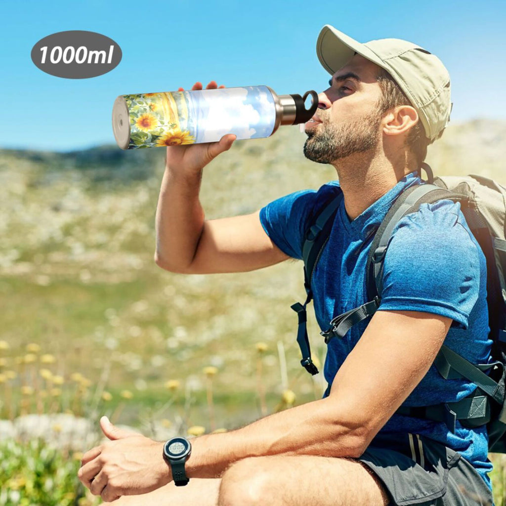 Stainless Steel Insulated Water Bottle with Straw Lid 20 oz C308432