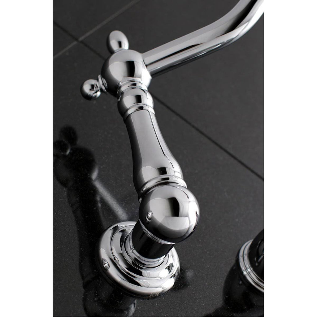 Polished Nickel Wall Mount Tub Filler R64140