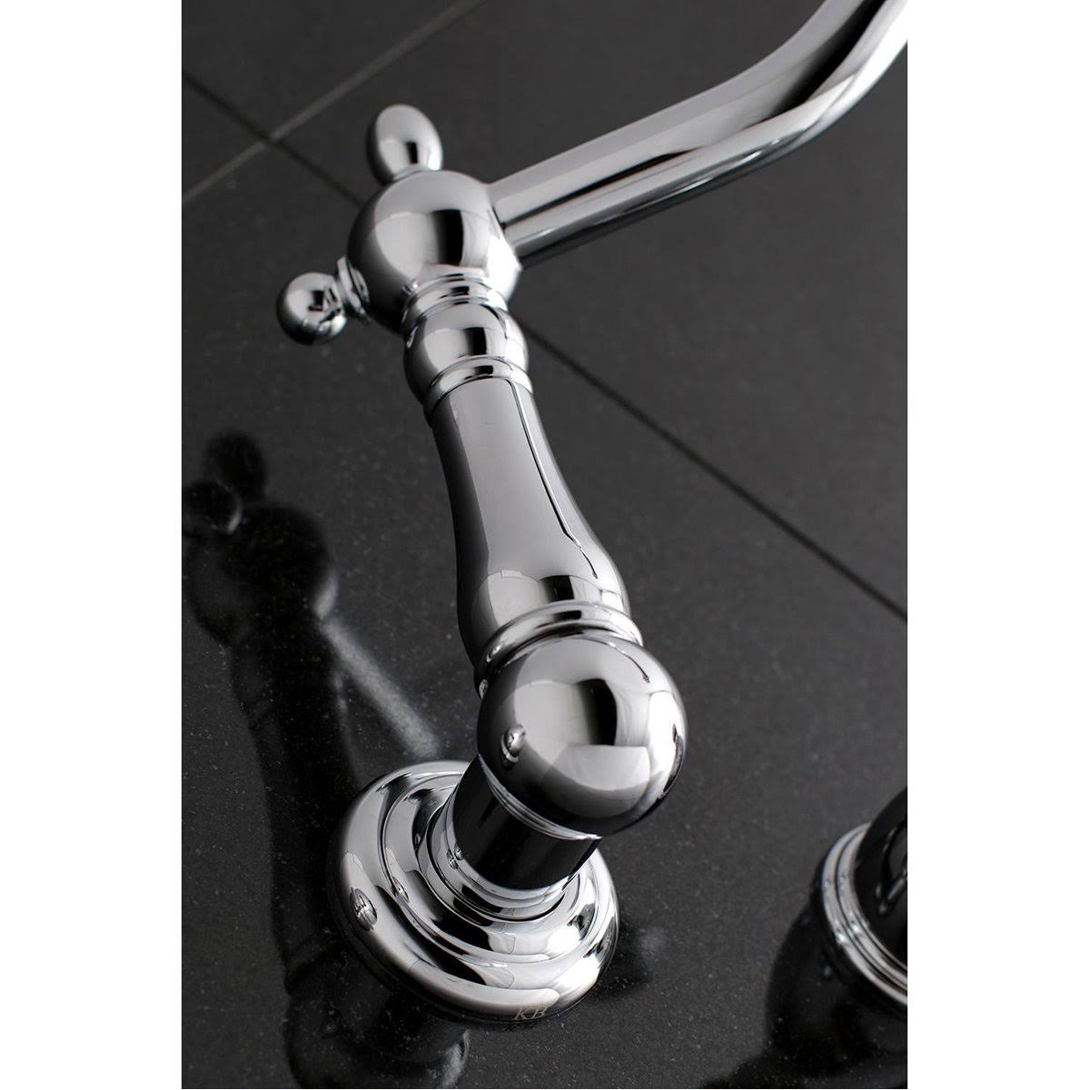 Polished Nickel Wall Mount Tub Filler R64140
