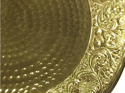 Gold Wedding Cake Stand Round 20x22 Aluminum Metal L78958