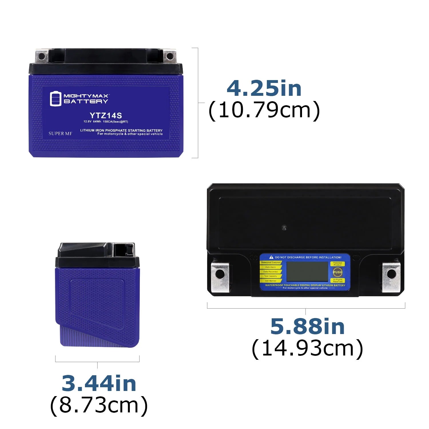 Lithium Replacement Battery for Honda 1100 T Shadow G14845