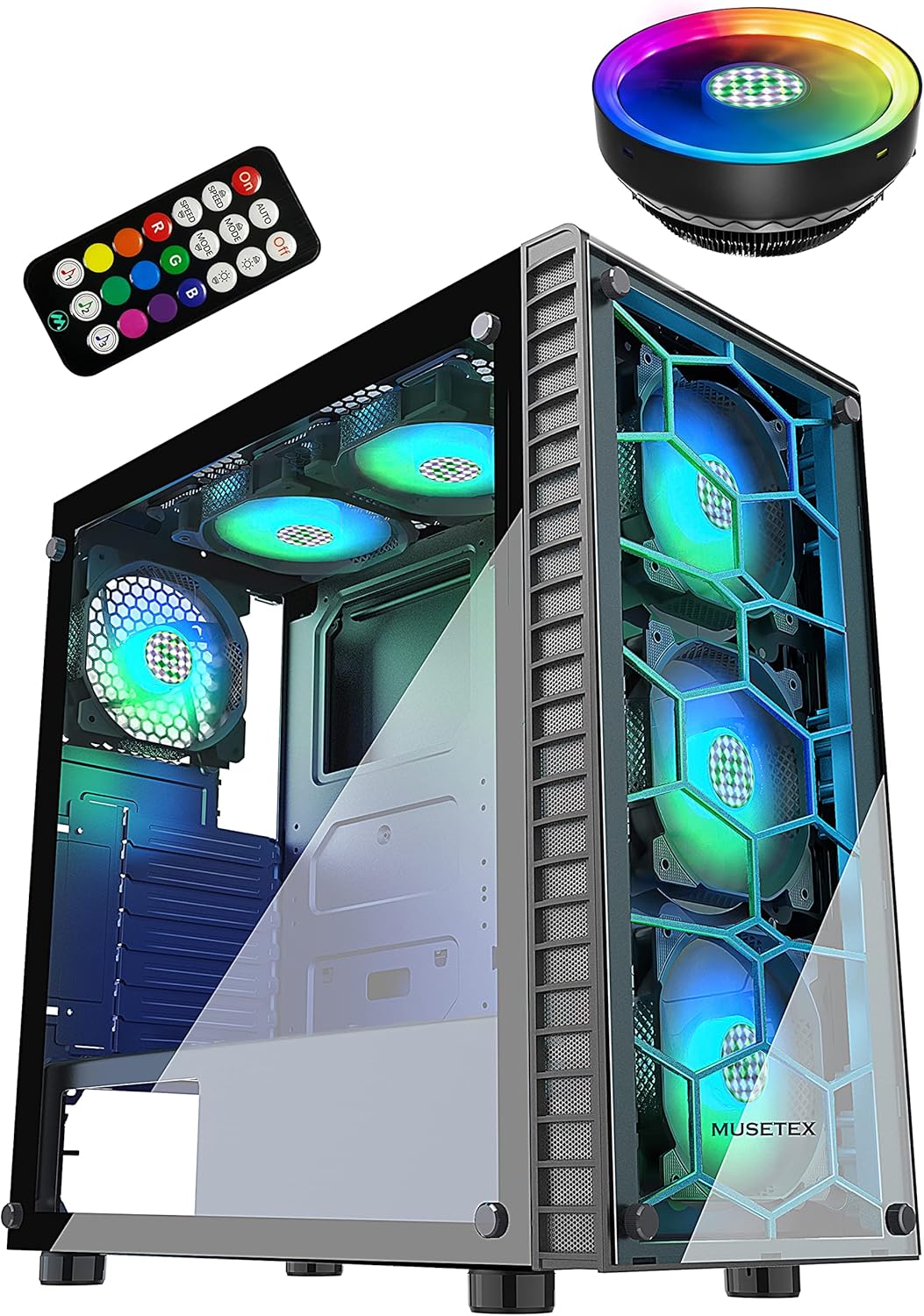ATX PC Case with CPU Fan F22656