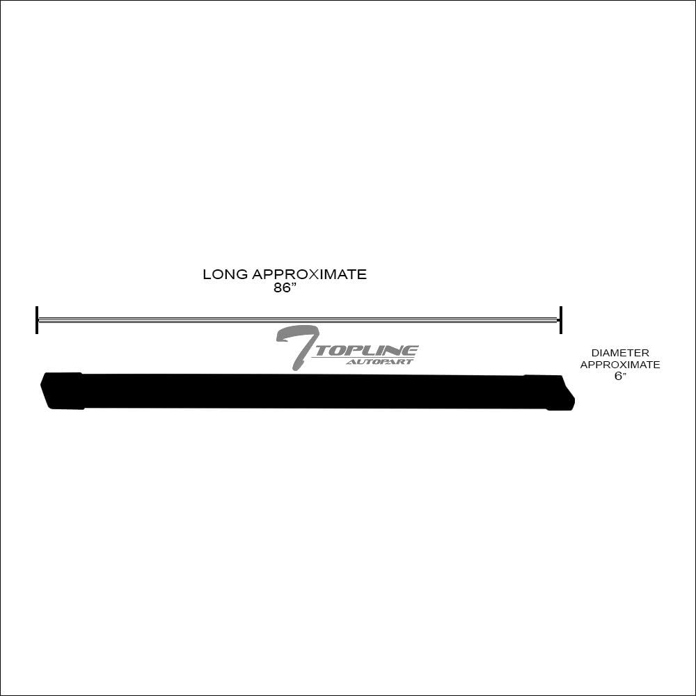 Matte Black Aluminum Side Step Rail Running Boards B188710