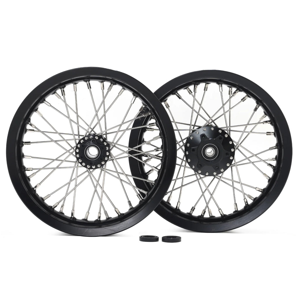 12"x2.15" Complete Wheels Rim Hubs for Electric Dirt Bike I610