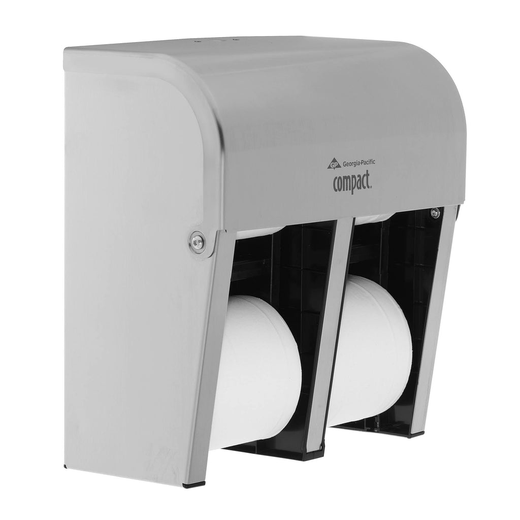 Compact Coreless Quad-Roll Vertical Bathroom Tissue Dispenser V4081