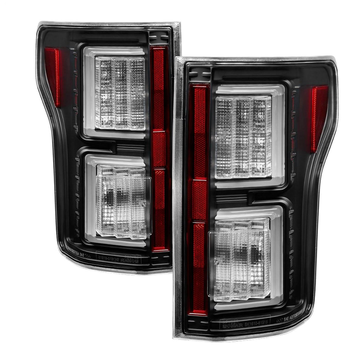 Black Light Bar LED Tail Lights G556