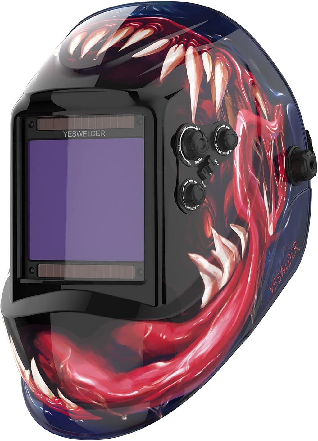 Large Viewing True Color Solar Power Auto Darkening Welding Helmet with 4 Arc Sensor L833