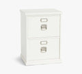 Antique White 2-Drawer File Cabinet B27137