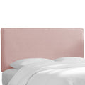 Blush Linen Box Seam Headboard C220