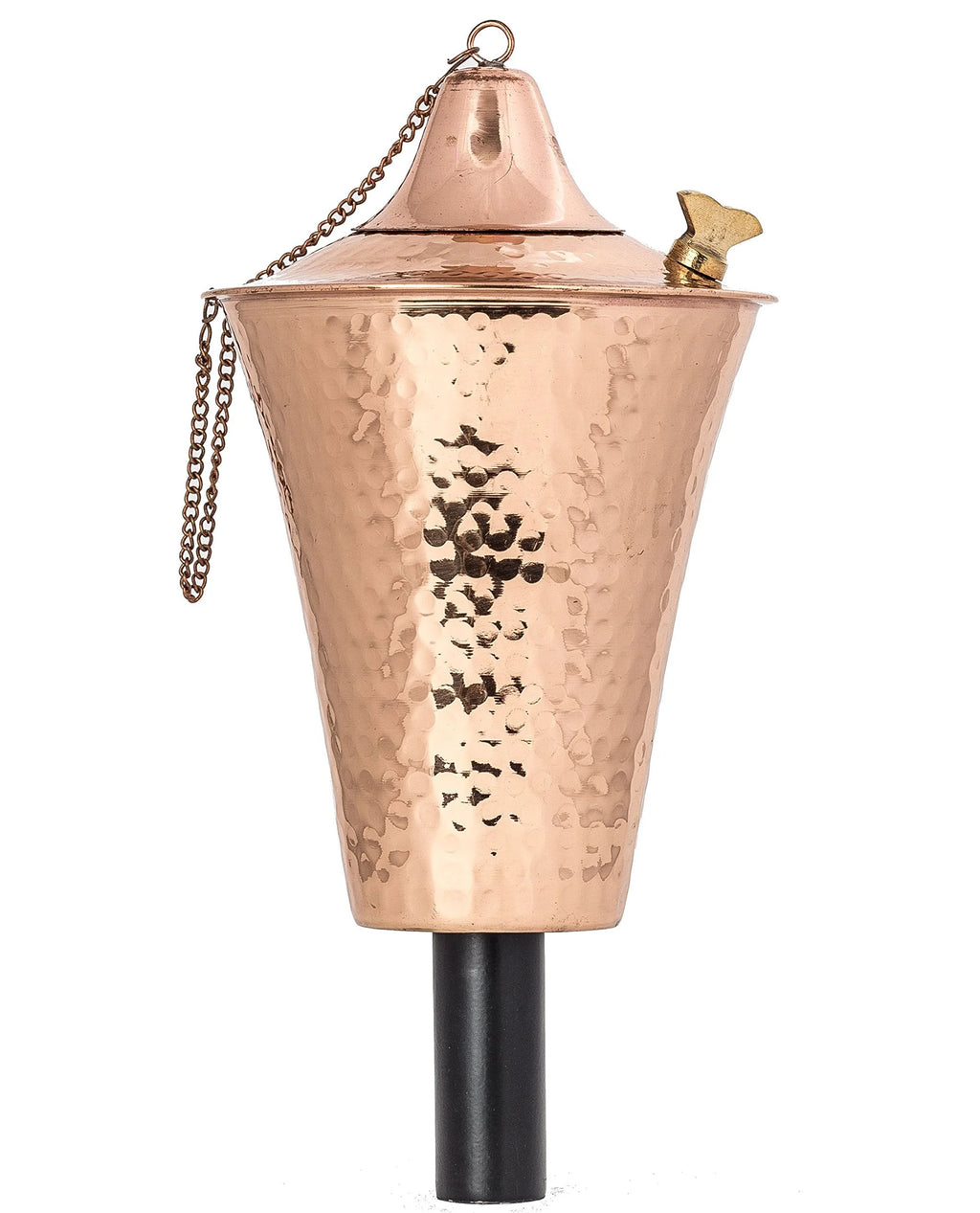Hammered Copper Tiki Torch 4 Pack C319