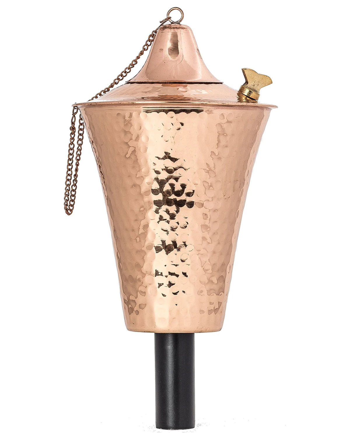 Hammered Copper Tiki Torch 4 Pack C319