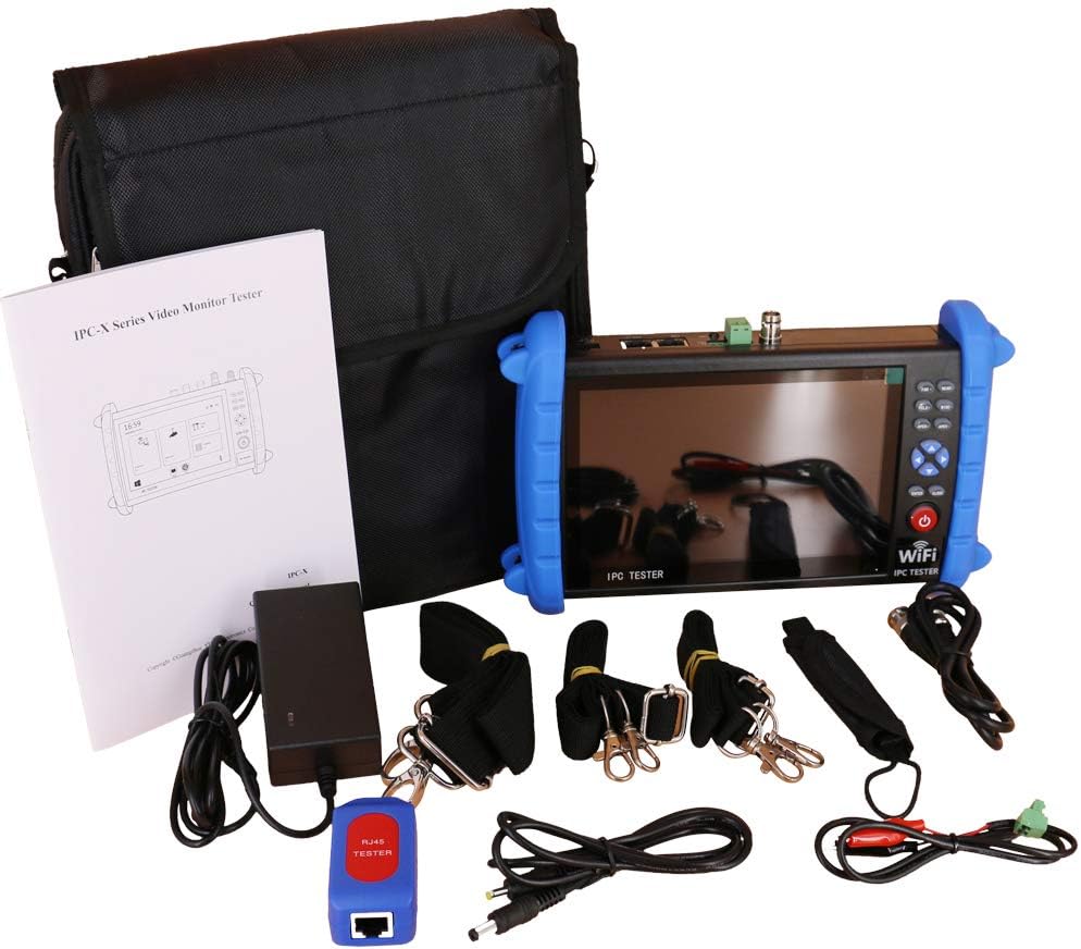CCTV Camera Tester with IP Discovery, PoE, WiFi, HDMI Output F8653