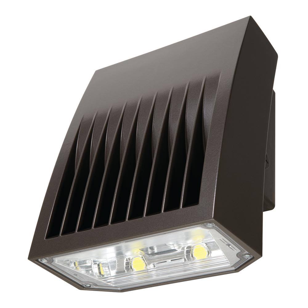 58W LED Wallpack, 5000K, Carbon Bronze U56973