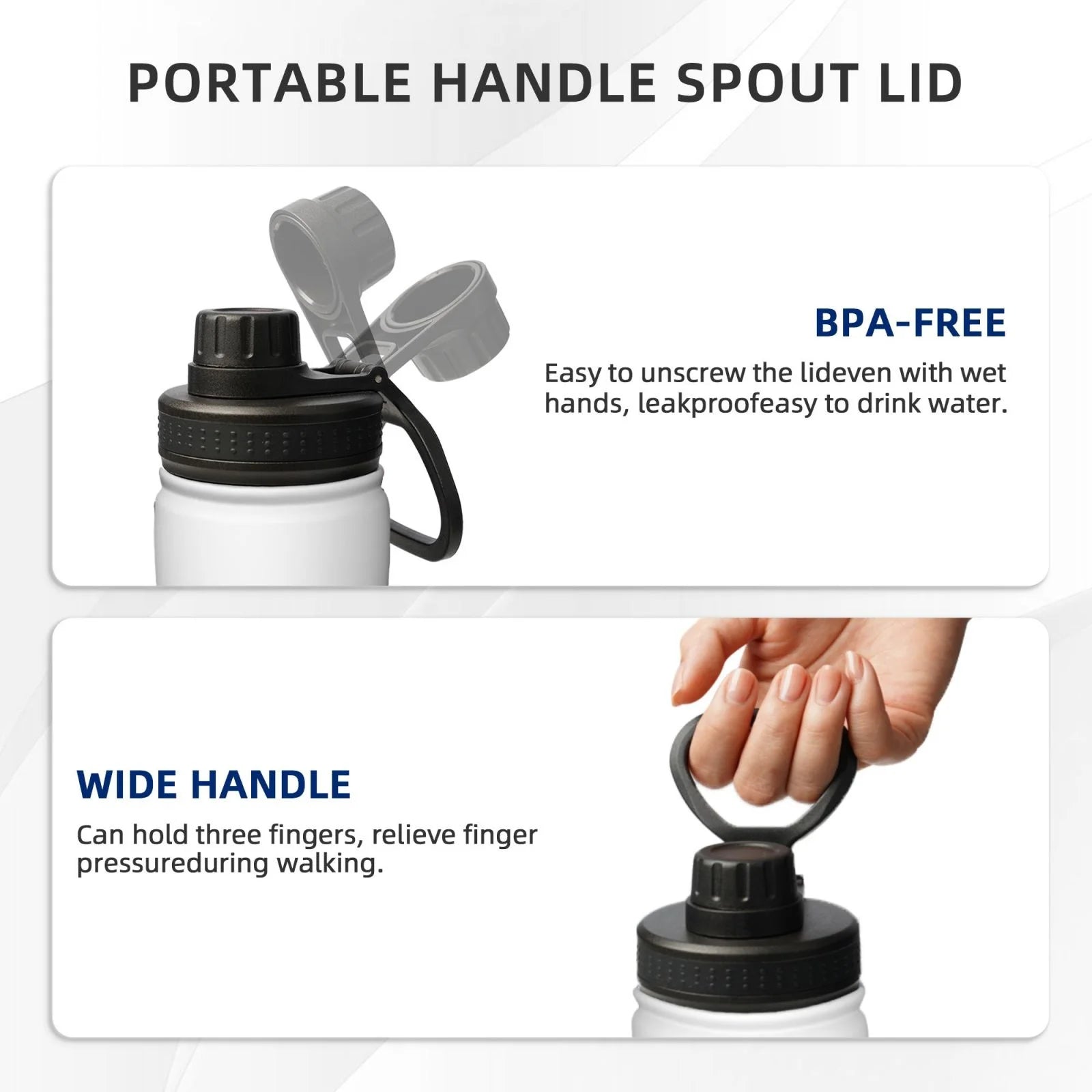 18OZ Stainless Steel Insulated Water Bottle B846608