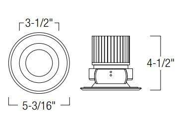 White LED Reflector Trim K809385