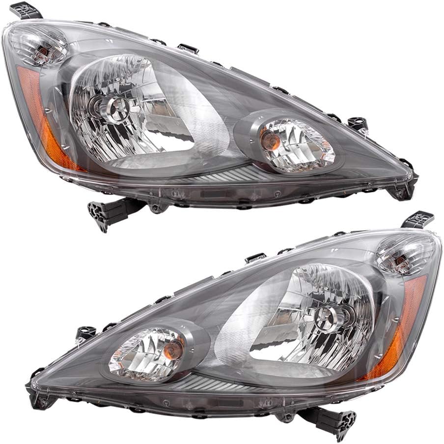 Headlights with Grey Bezels for Honda H48750