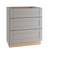 Veiled Gray Shaker Assembled Plywood 30 in. x 34.5 in. x 24 in. Base Drawer Kitchen Cabinet H694266