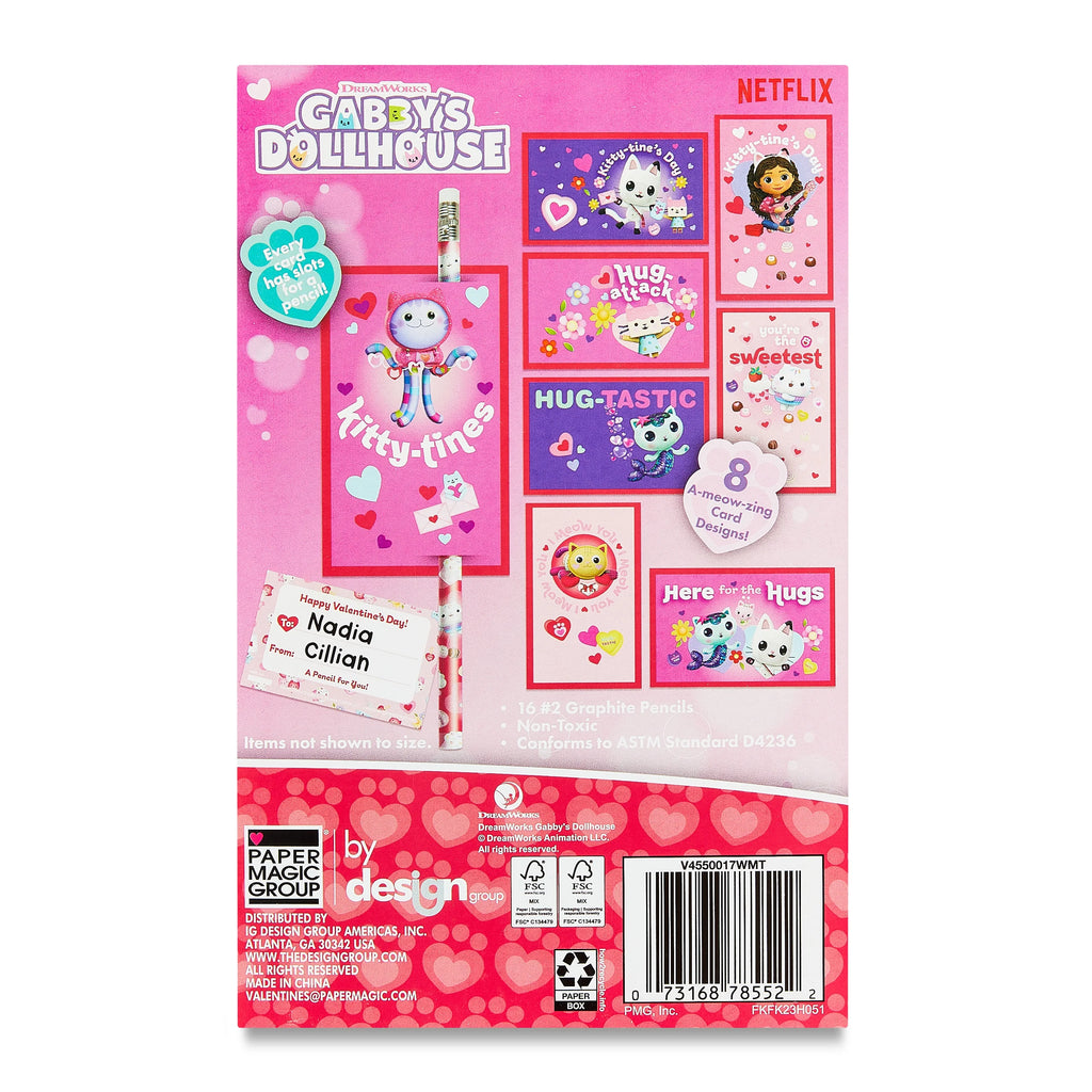 16 Count Greeting Card Set with Pencils N829