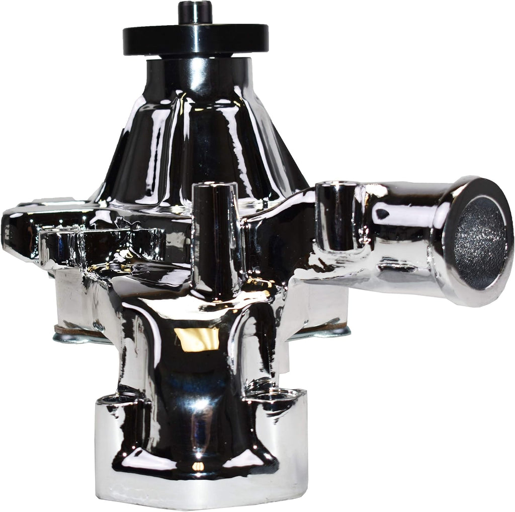 Chrome 8-Blade Aluminum Long Water Pump S1353