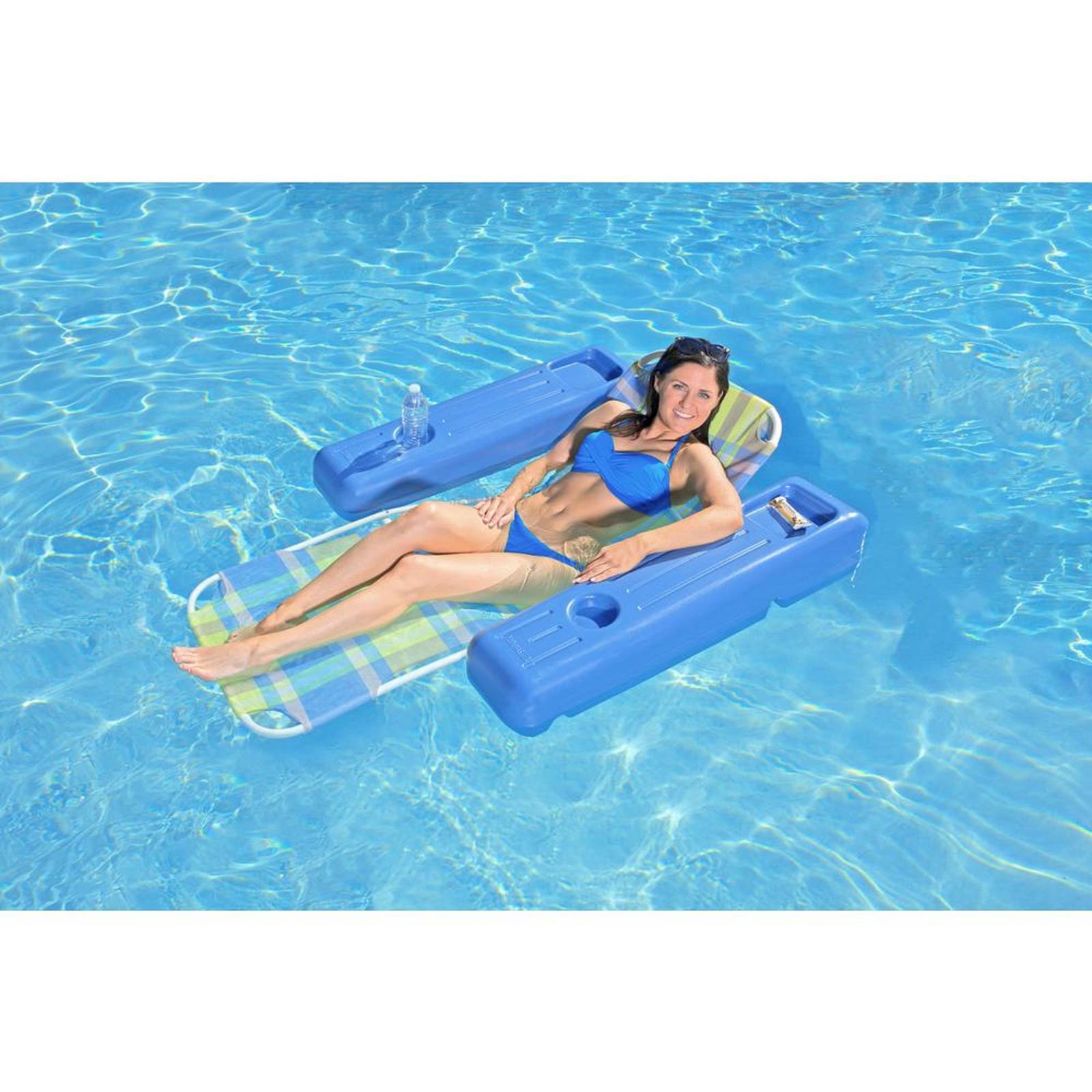 Caribbean Plaid Swimming Pool Lounge Float C1548