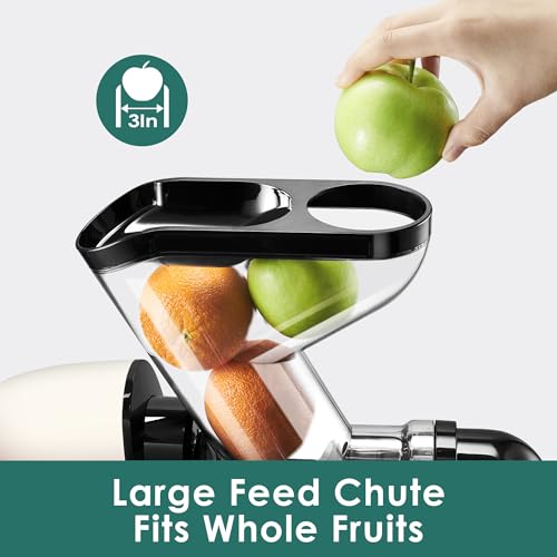 White Slow Masticating Cold Press Juicer S3972