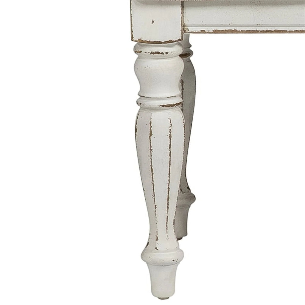 White Vanity Stool C257