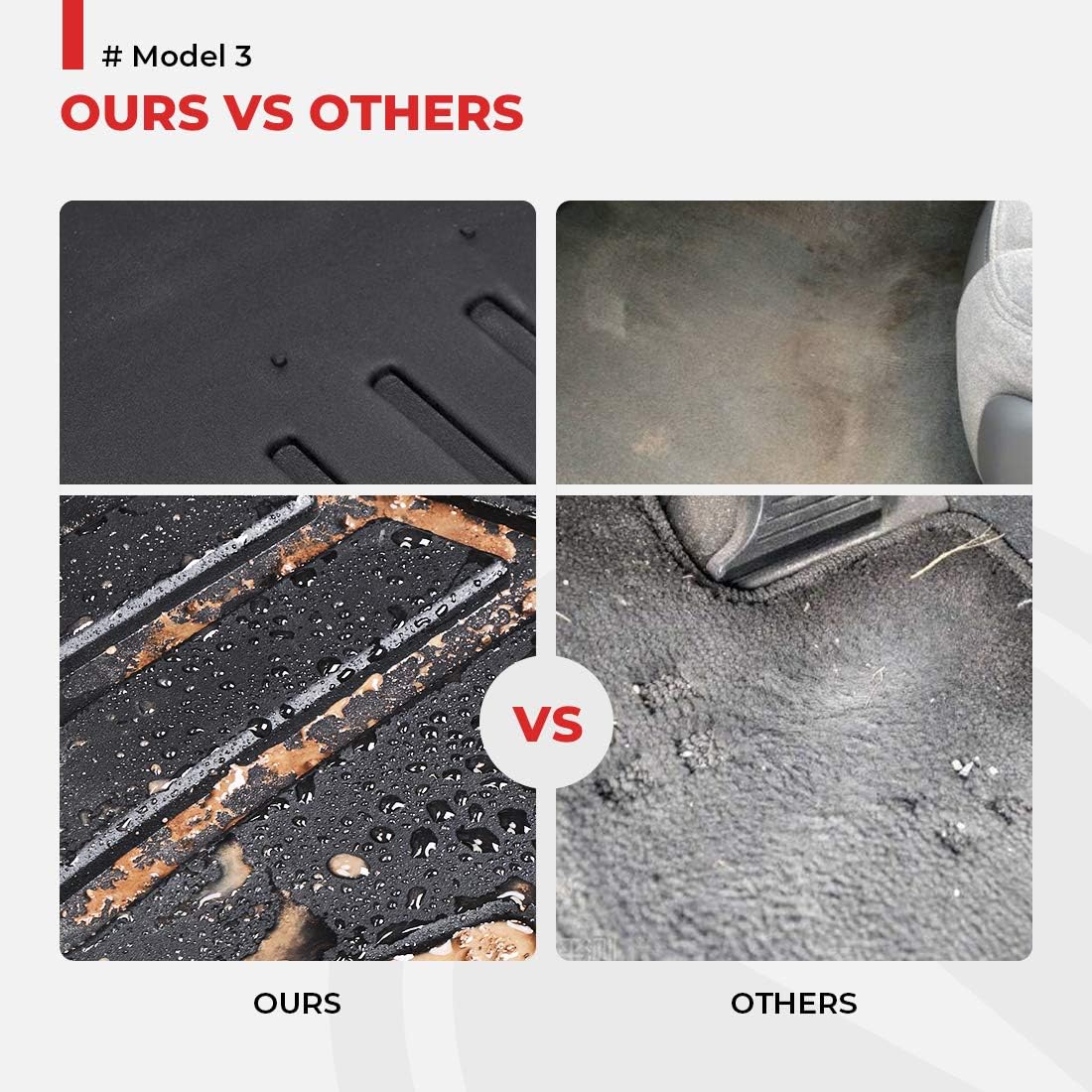 All-Weather 3D Full Cover Waterproof TPE Floor Mats K132793