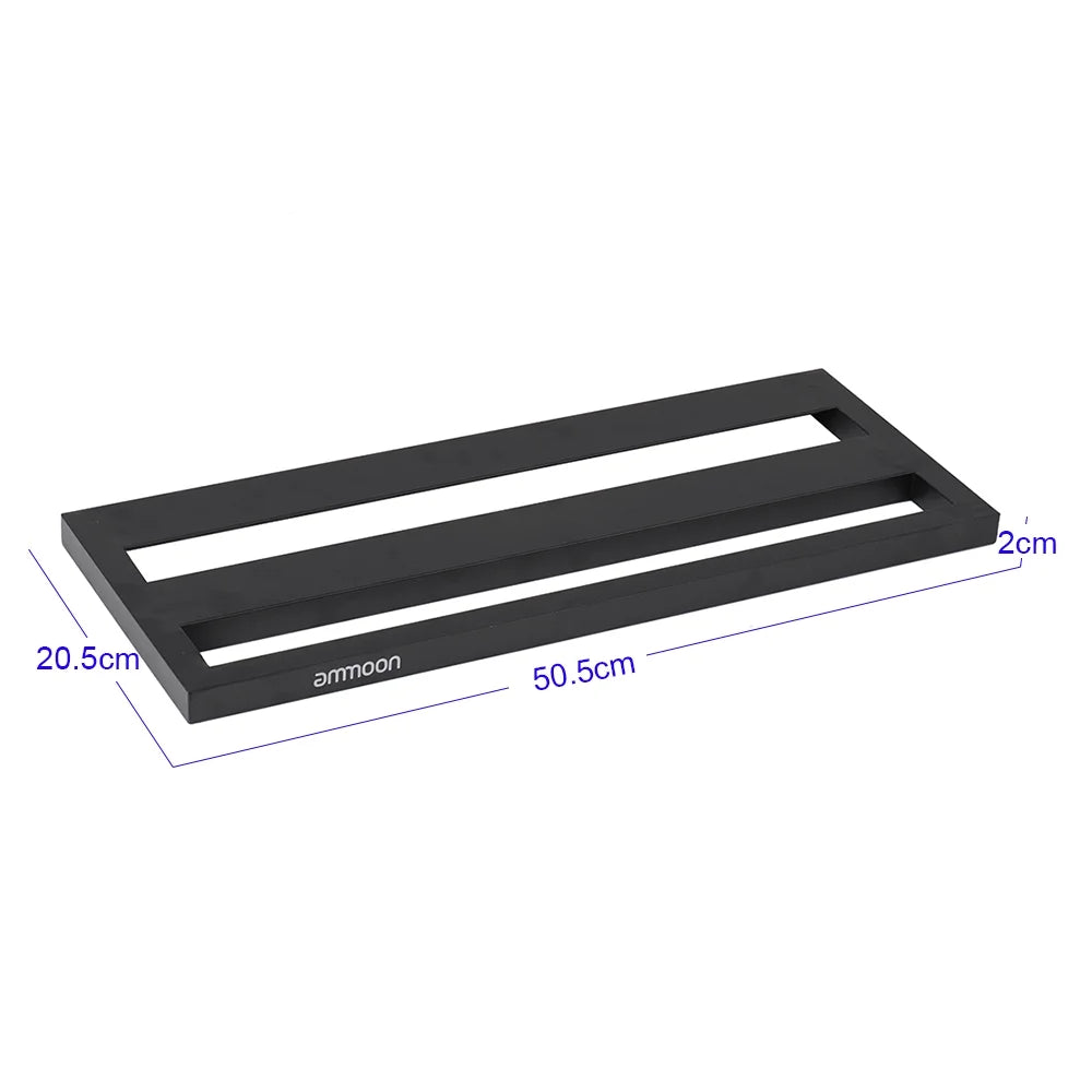 Portable Guitar Pedal Board Aluminum Alloy with Carrying Bag I243
