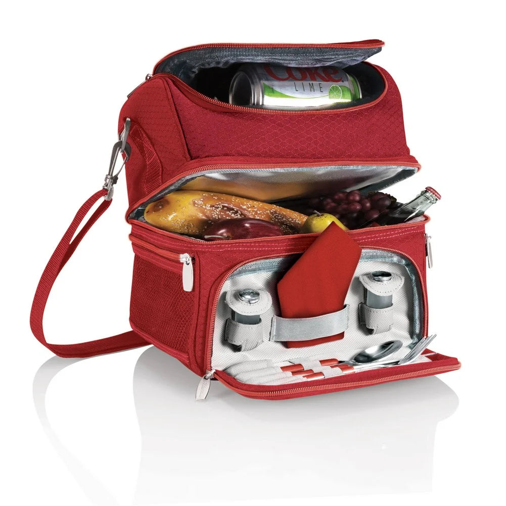 Red Pranzo Personal Cooler Lunch Box Tote V55525