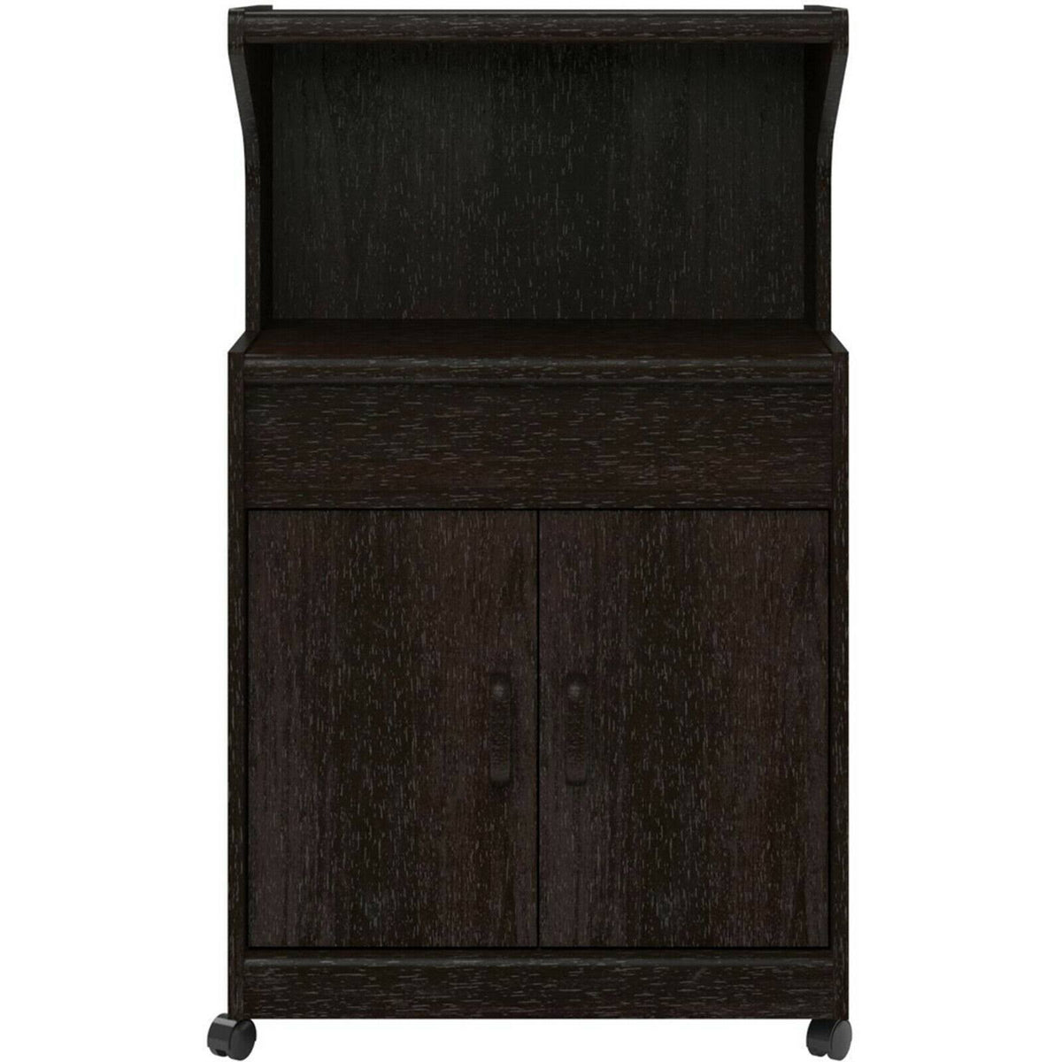 Microwave Cart with Shelf Espresso R8710