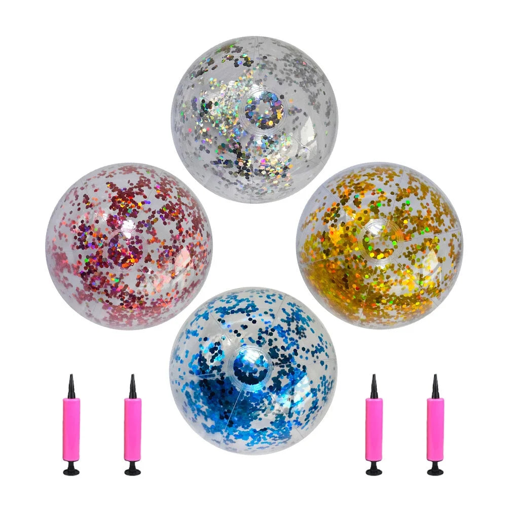 4 Pcs Inflatable Beach Balls M9217