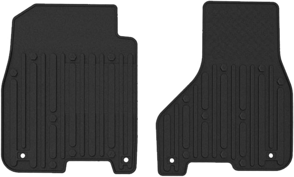 Black Front Row All Weather TPE Floor Mat Set B492